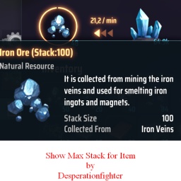 Desperationfighter-ShowMaxStackforItem icon