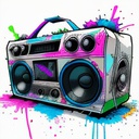 HiByte-BoomBox_Music_Selection icon