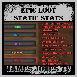 JamesJonesTV-EpicLootStaticStats icon