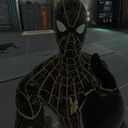 SNProductions-Spiderman_black_and_gold icon