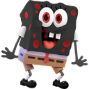 Stewartisme-Black_and_Red_Spongebob icon