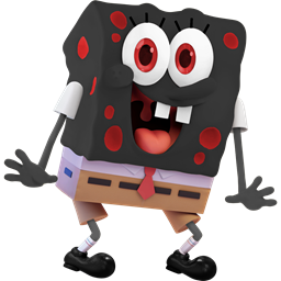Stewartisme-Black_and_Red_Spongebob icon