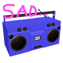 kirboi-Boombox5Sad icon