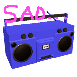 kirboi-Boombox5Sad icon