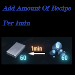 wokdok-AddAmountOfRecipePer1min icon